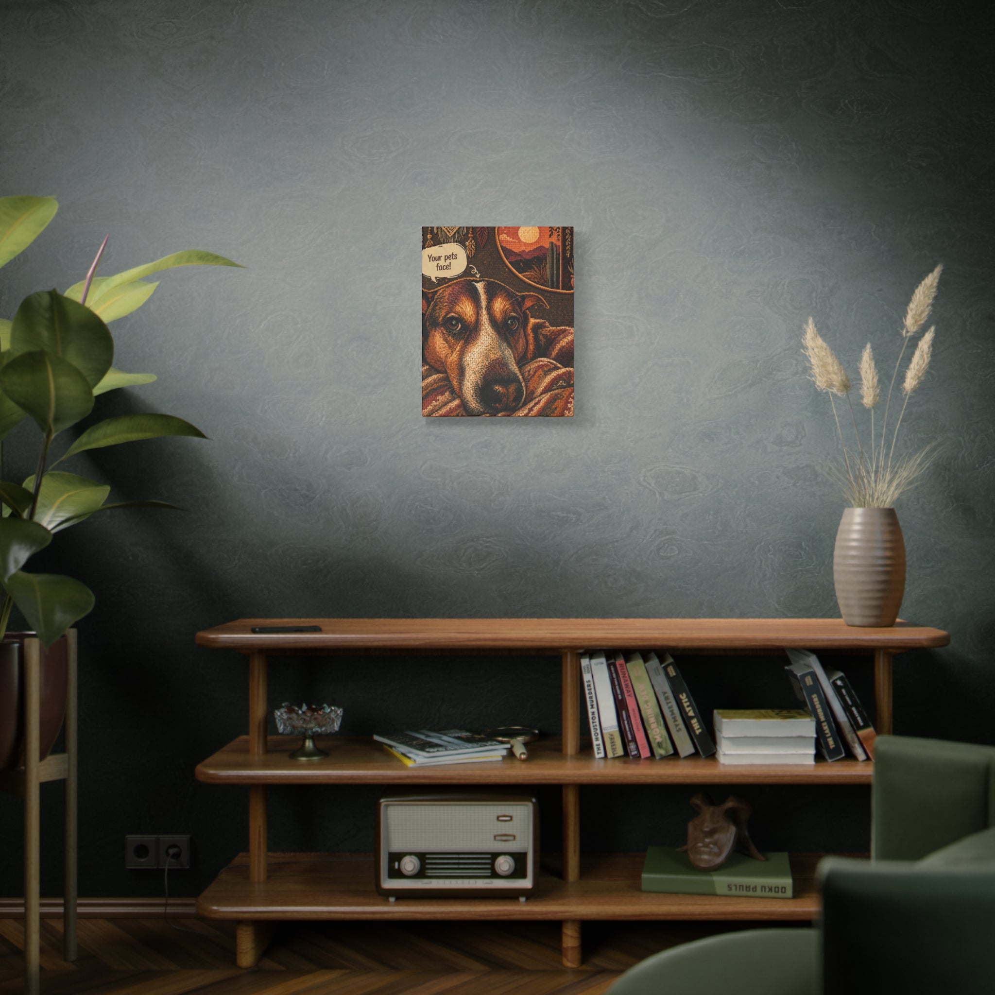 YOUR FAMILY PET PHOTO - CUSTOMIZABLE  Matte Canvas