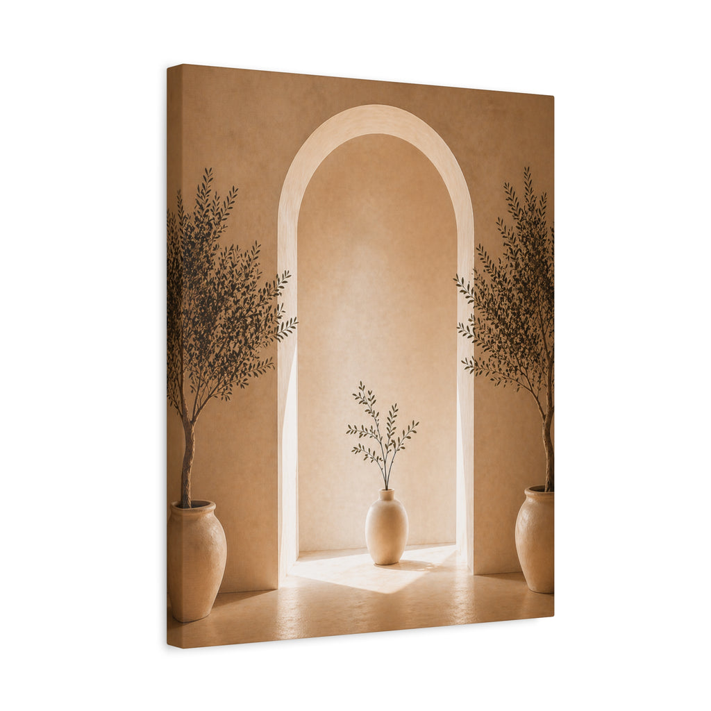 Mediterranean Olive Trees Canvas Wall Art
