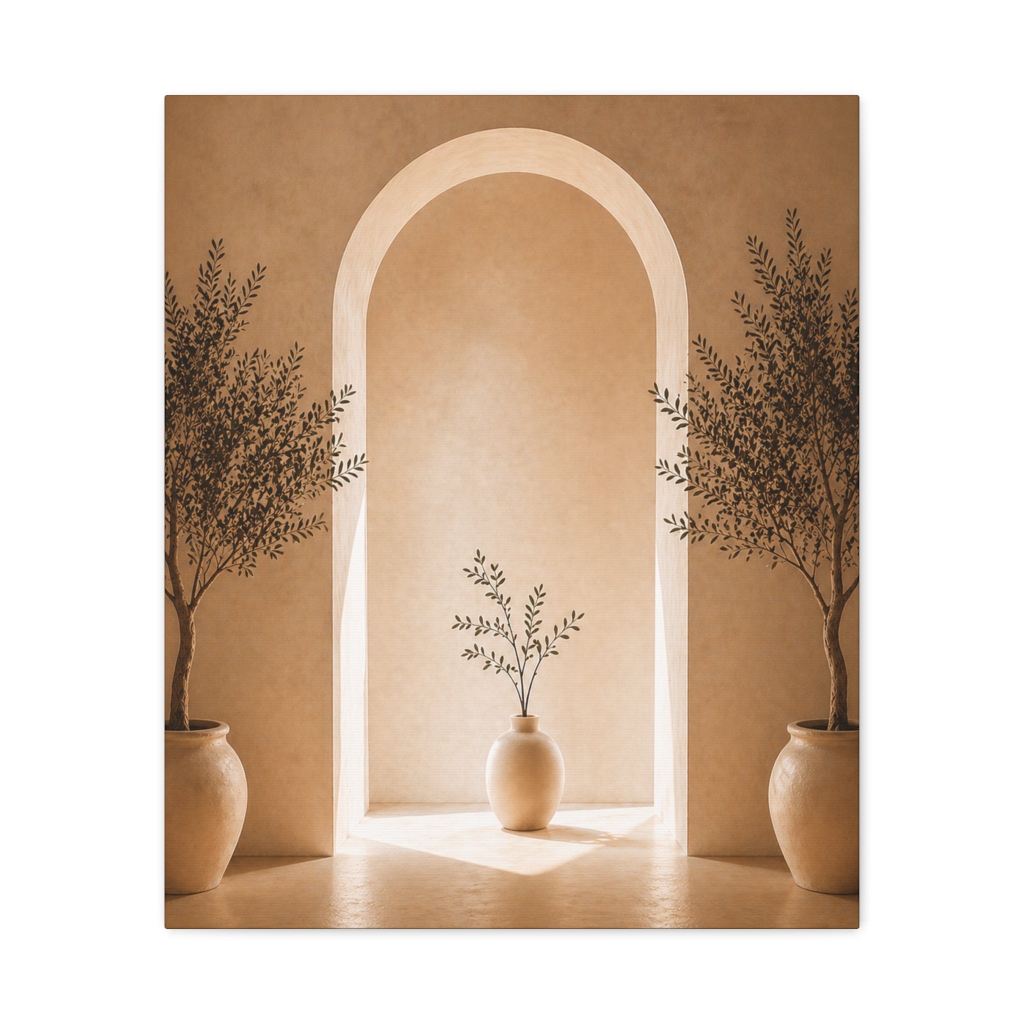 Mediterranean Olive Trees Canvas Wall Art